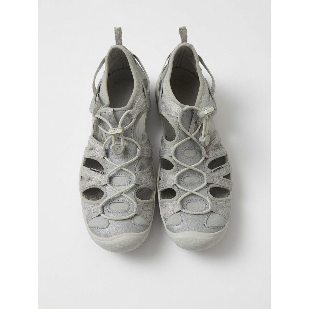 Keen Moxie Sandals Womens Sz 5 Silver Walking Hiking Water Gorpcore Washable EUC